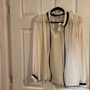 NWT Loft sheer blouse